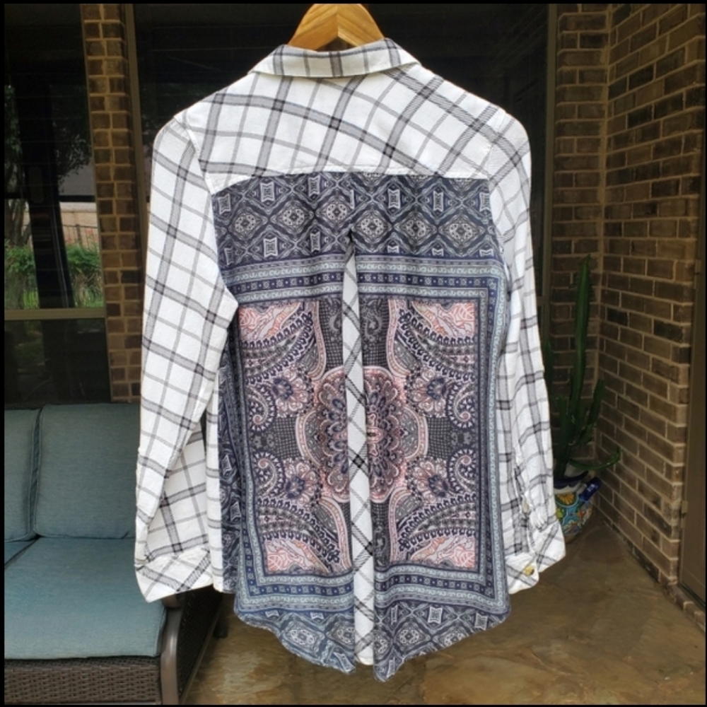 Soft Surroundings Plaid Tunic XS - S